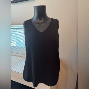 Express Black V-Neck Tank Top